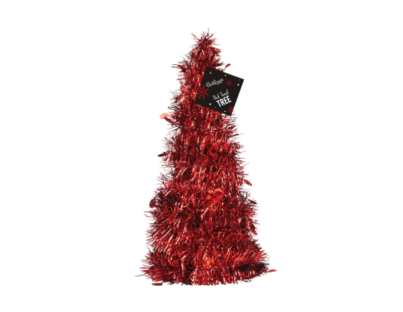 Wholesale Red Tinsel Tree