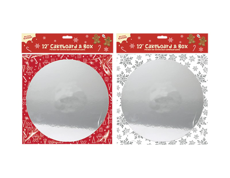 Wholesale Christmas 12" Cakeboard & Box