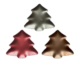 Wholesale Glitter Christmas Tree Plate