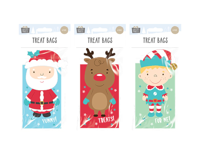 Wholesale Christmas 3D Character Treat Bags