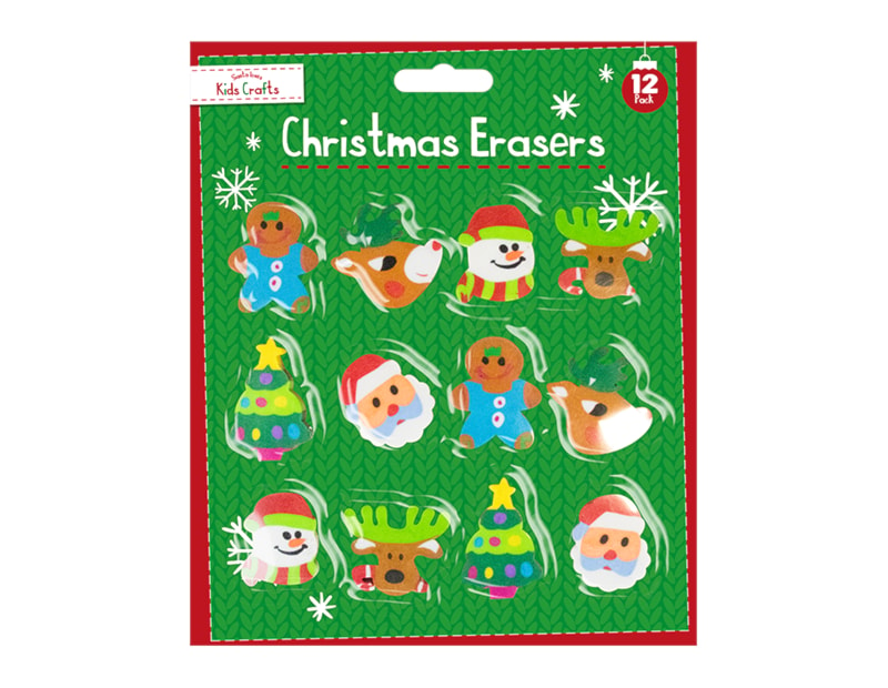 Wholesale Christmas Character Erasers