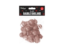 Wholesale Rose Gold Bauble Garland 2m