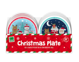 Wholesale Xmas Printed Plastic Plate