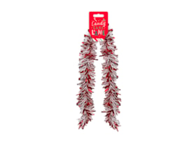 Wholesale Red & White Tinsel | Bulk Buy Christmas Decorations