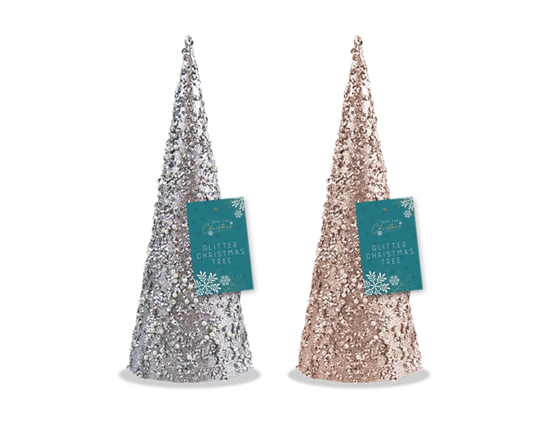 Wholesale Glitter/Pearl Christmas Tree Ornament