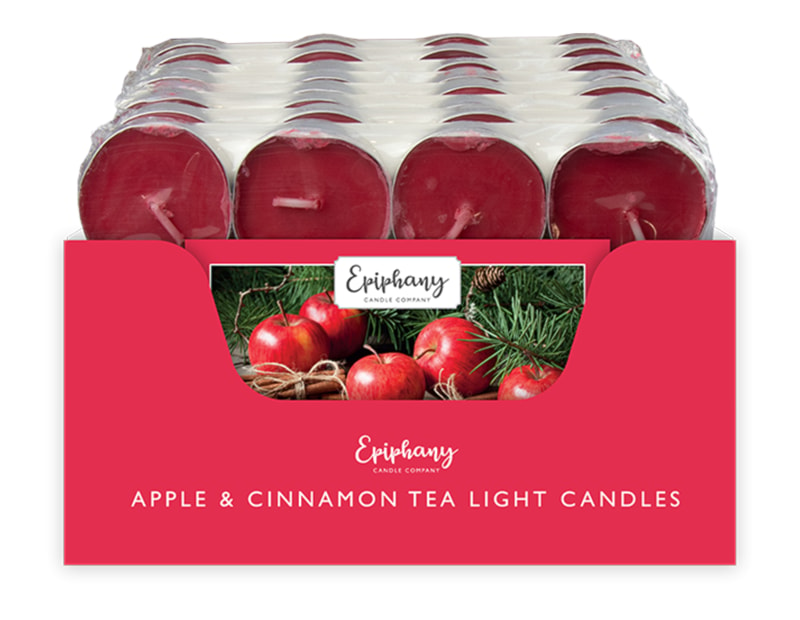 Wholesale Apple & Cinnamon Tealight Candles