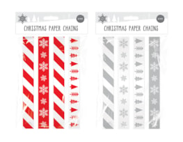 Wholesale Christmas paper chains 36pk