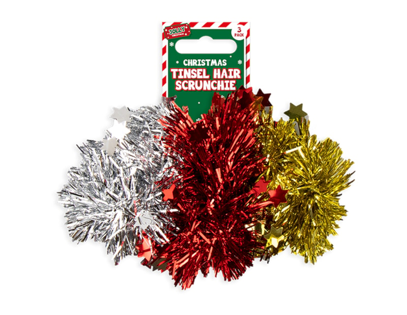 Wholesale Tinsel Hair Scrunchies