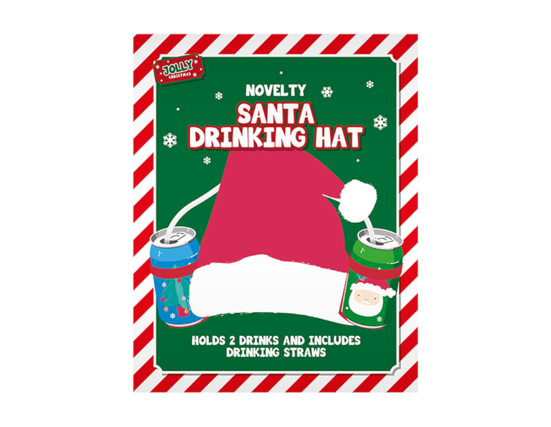 Wholesale Novelty Santa Drinking Hat