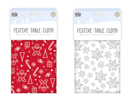 Wholesale Christmas Wipe-Clean Tablecloth