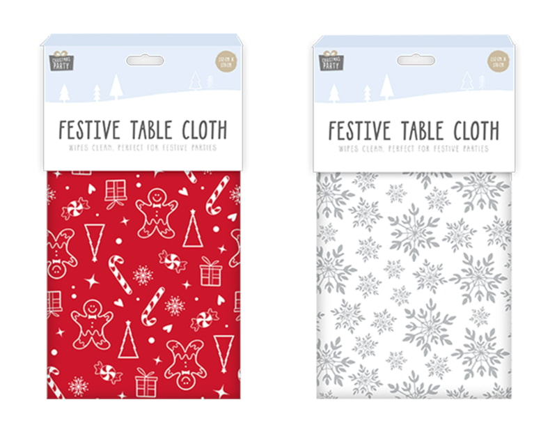 Wholesale Christmas Wipe-Clean Tablecloth