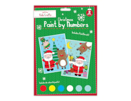 Wholesale Xmas Paint By Numbers 2 Pack