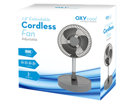 7.8" Cordless Desk Fan