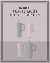 Wholesale Kitchen Natural - Travel Mugs, Bottles and Cups