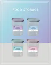 Wholesale Kitchen Pastel - Food storage