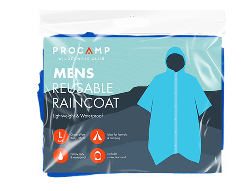 Wholesale Men's Reusable Raincoat