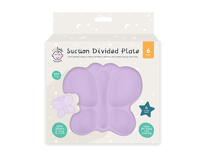 Wholesale Butterfly Suction Divided Plate.