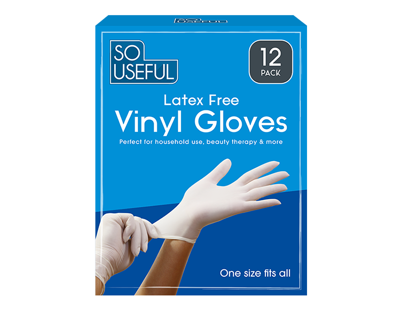 Wholesale Vinyl Gloves 12pk CDU