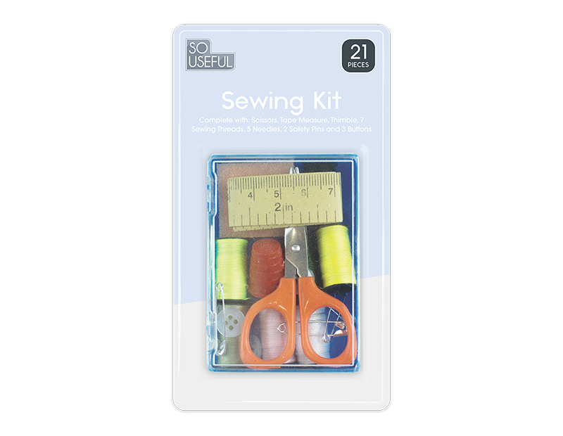 Wholesale Sewing Kit 21 Piece CDU