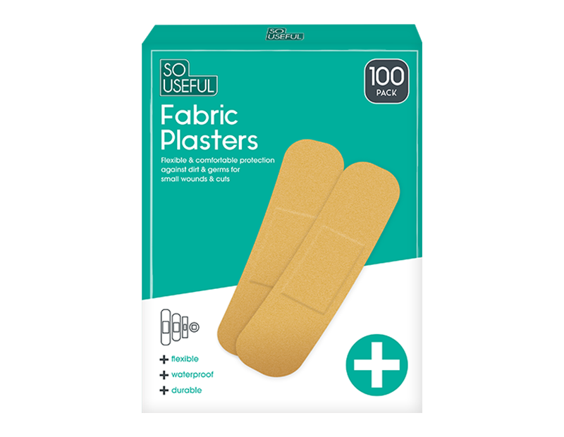 Wholesale Fabric Plasters 100pk CDU