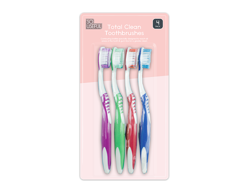 Wholesale Toothbrushes 4pk CDU