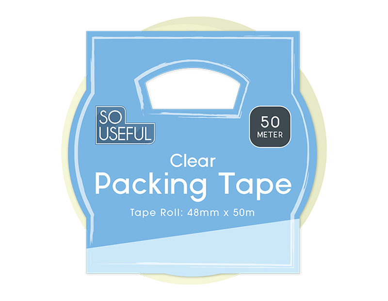 Wholesale Clear Packing Tape 50M CDU