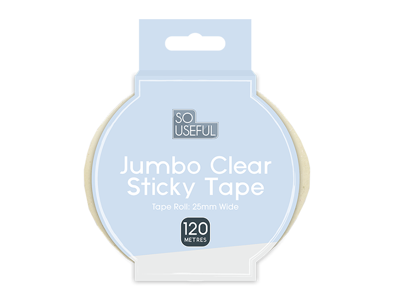 Wholesale Jumbo Clear Sticky Tape 120m