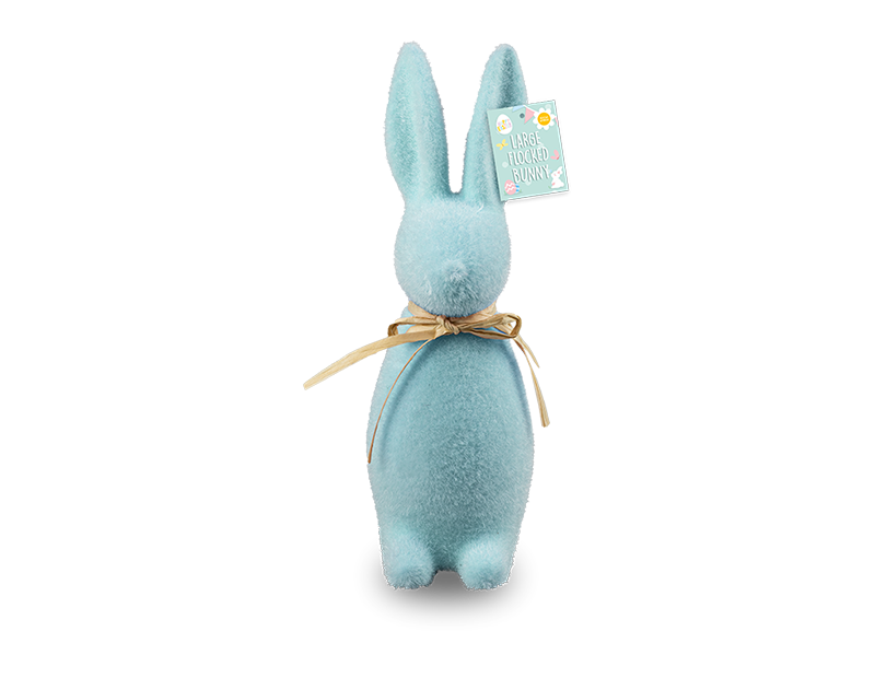 Wholesale Flocked Bunny Ornament 30cm