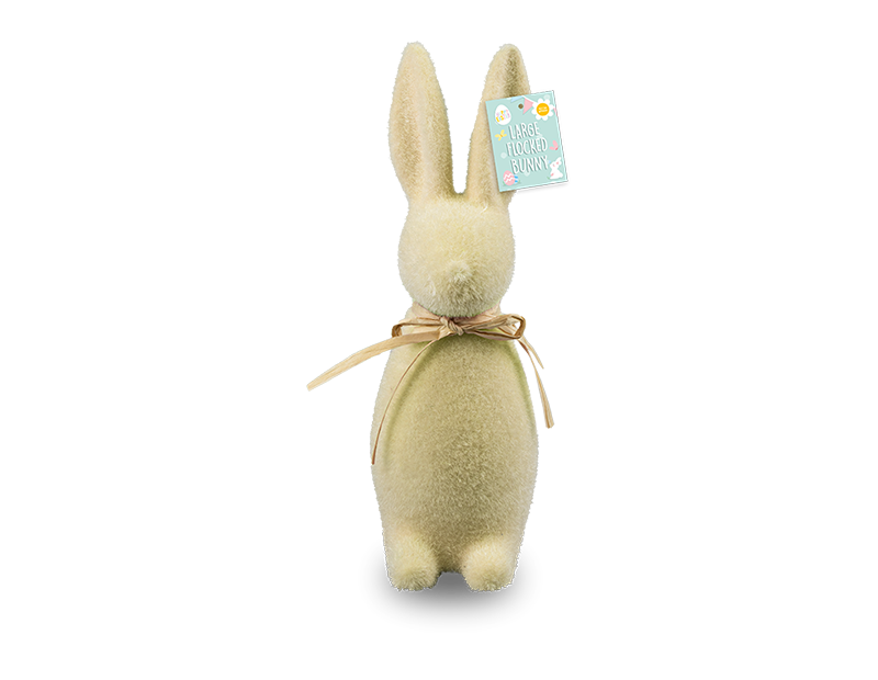 Wholesale Flocked Bunny Ornament 30cm