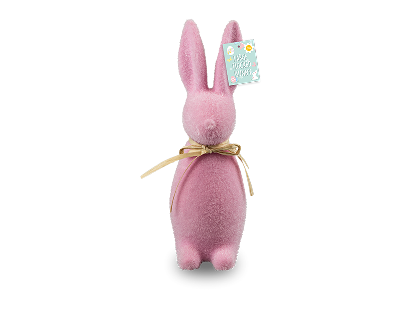 Wholesale Flocked Bunny Ornament 30cm