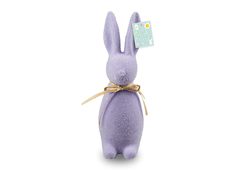 Wholesale Flocked Bunny Ornament 30cm