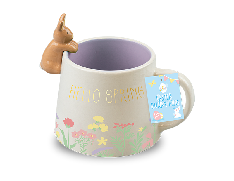 Wholesale Easter Ceramic Mug with Bunny