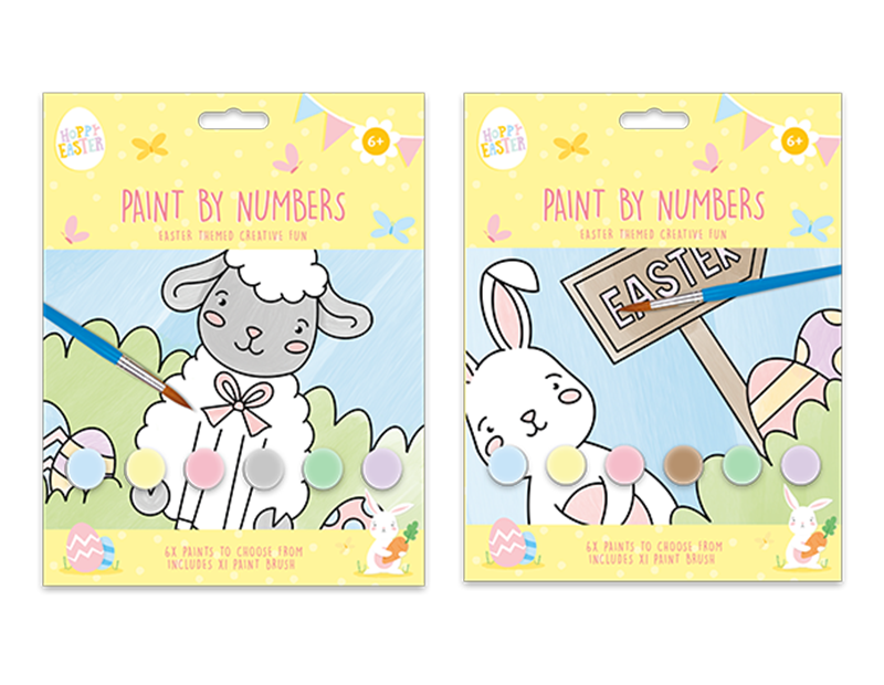 Wholesale Easter Paint By Number Book with Paints PDQ