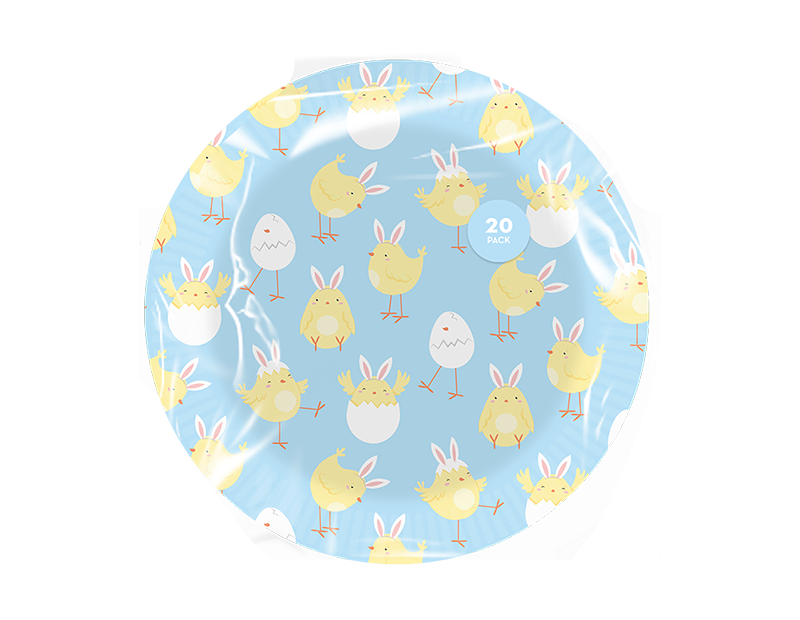 Wholesale Easter Printed Paper Plates 20pk PDQ