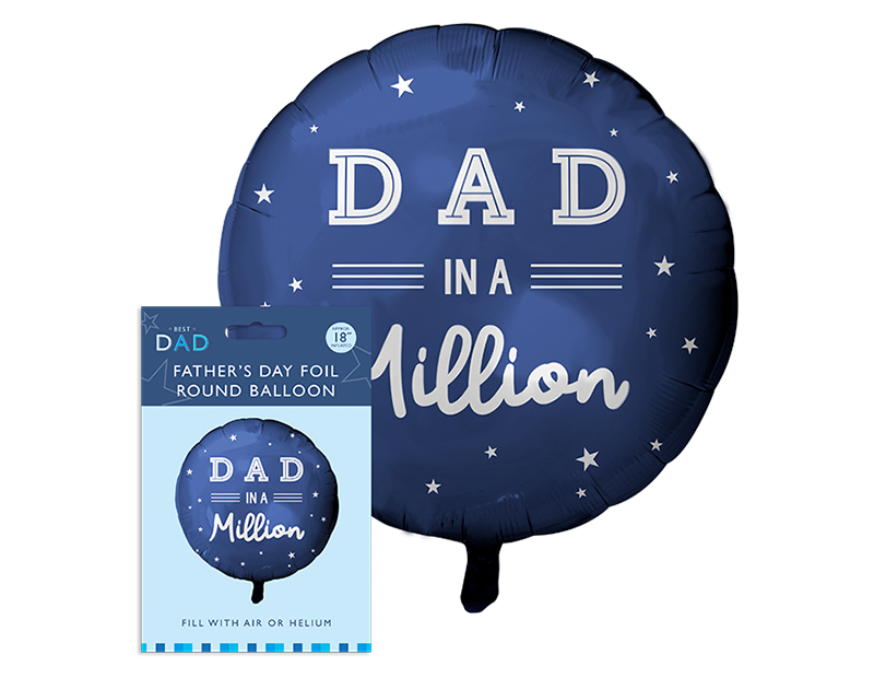 Wholesale Father's Day 18" Round Foil Balloon | Gem imports Ltd