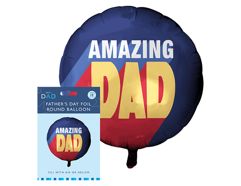 Wholesale Father's Day 18" Round Foil Balloon | Gem imports Ltd