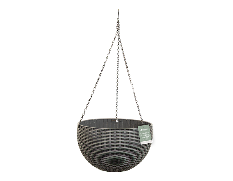 Wholesale Rattan Effect Hanging Basket