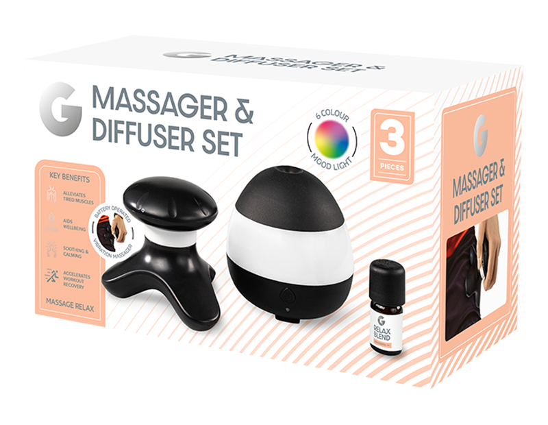 Wholesale 3 Piece Massager And Diffuser Set