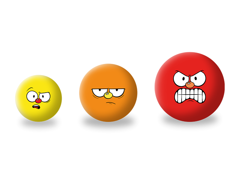 Wholesale Angry Face Stress Balls