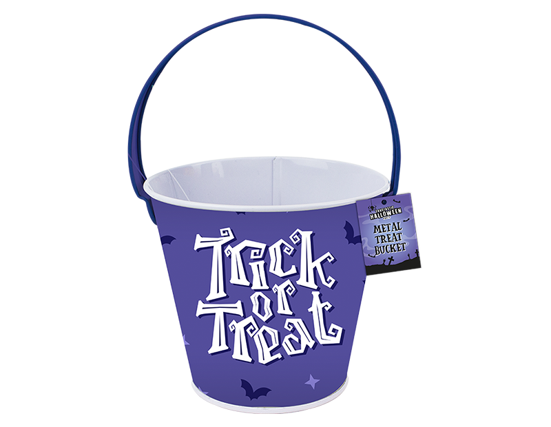 Wholesale Halloween Metal Treat Bucket