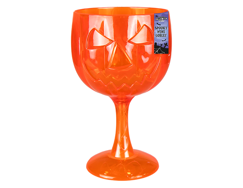 Wholesale Spooky Halloween Plastic Wine Goblet