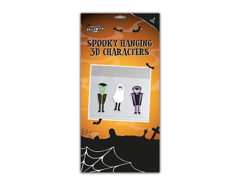 Wholesale Spooky 3D Hanging Card Characters