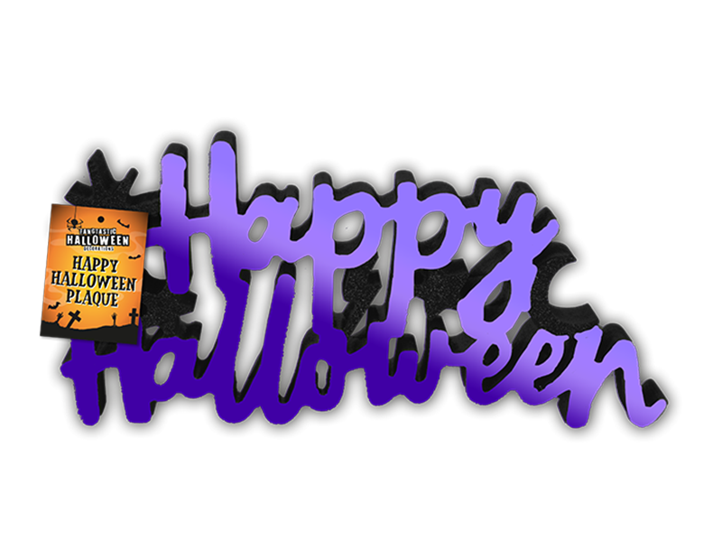 Wholesale Happy Halloween Plaque