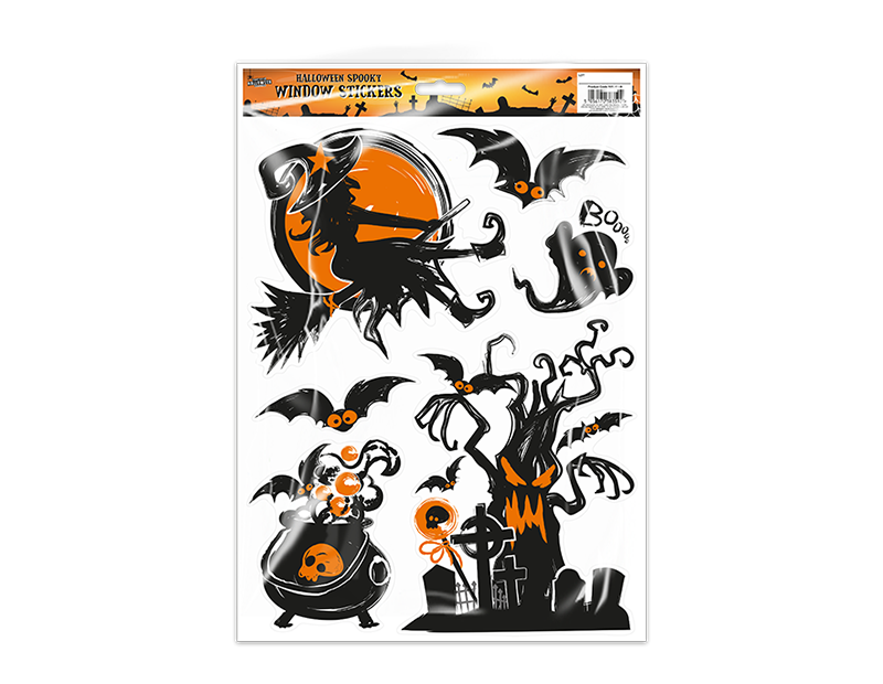 Wholesale Halloween Spooky Window Stickers