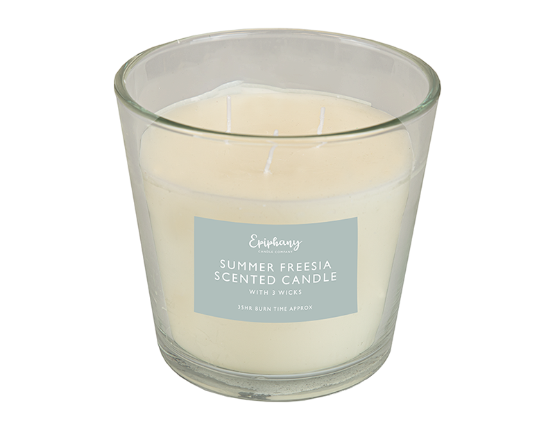 Wholesale Large Scented 3 Wick Candle