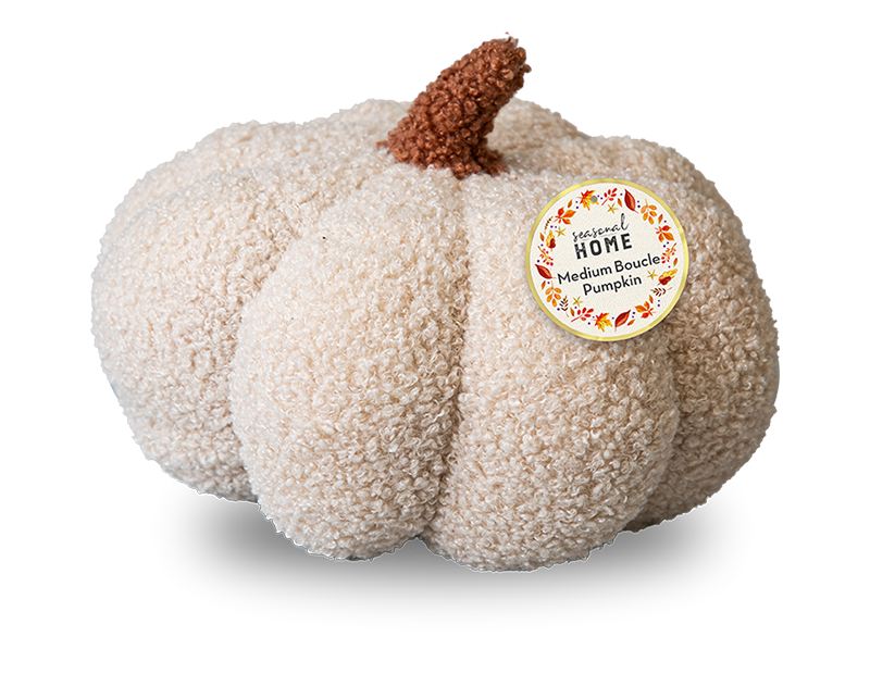 Wholesale Medium Boucle Pumpkin Cushion Dia. 26cm