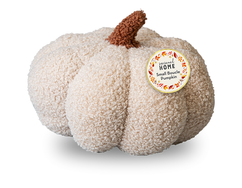 Wholesale Small Boucle Pumpkin Cushion Dia. 20cm