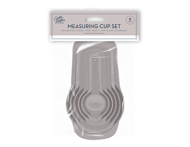 Wholesale Natural Measuring Cup Set 6pk