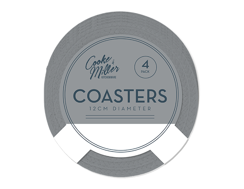 Wholesale Natural Coasters 4pk Dia. 12cm