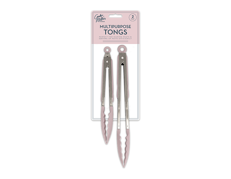 Wholesale Natural Multipurpose Tongs 2pk